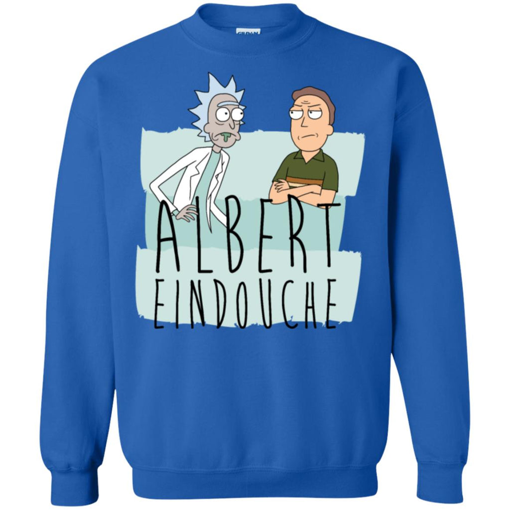 Rick And Morty Albert Eindouche Parody Unisex Crewneck Pullover Sweatshirt