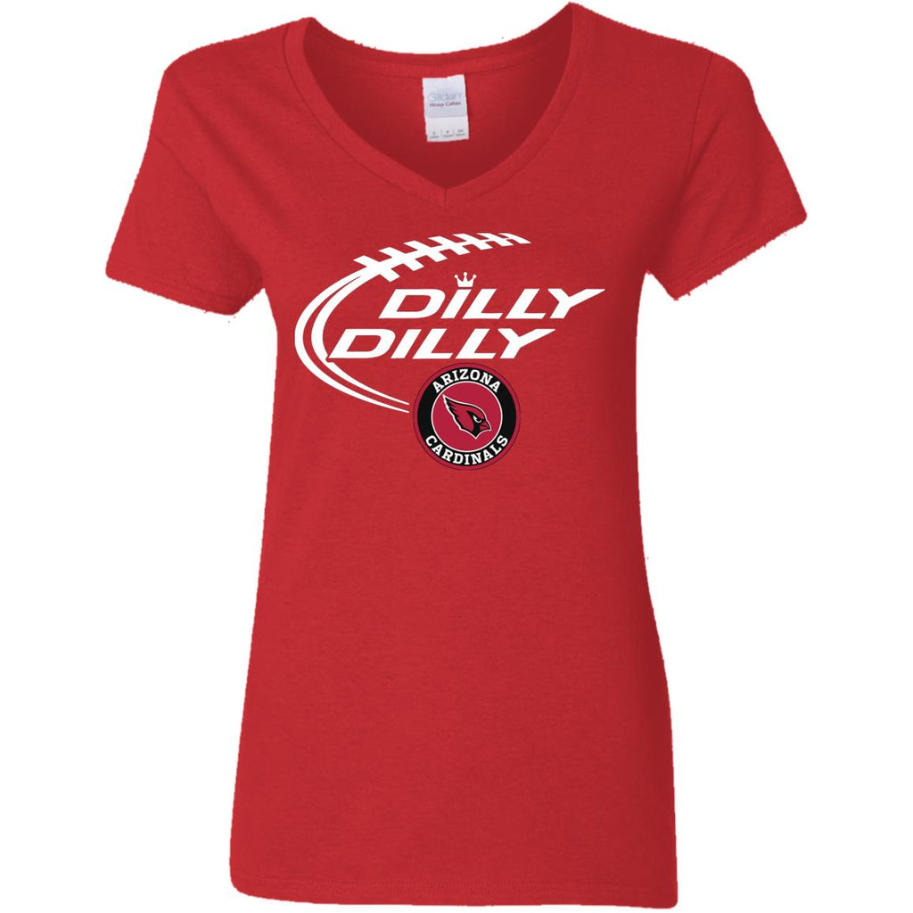 Dilly Dilly Arizona Cardinals Nfl Football Women V-Neck T-Shirt