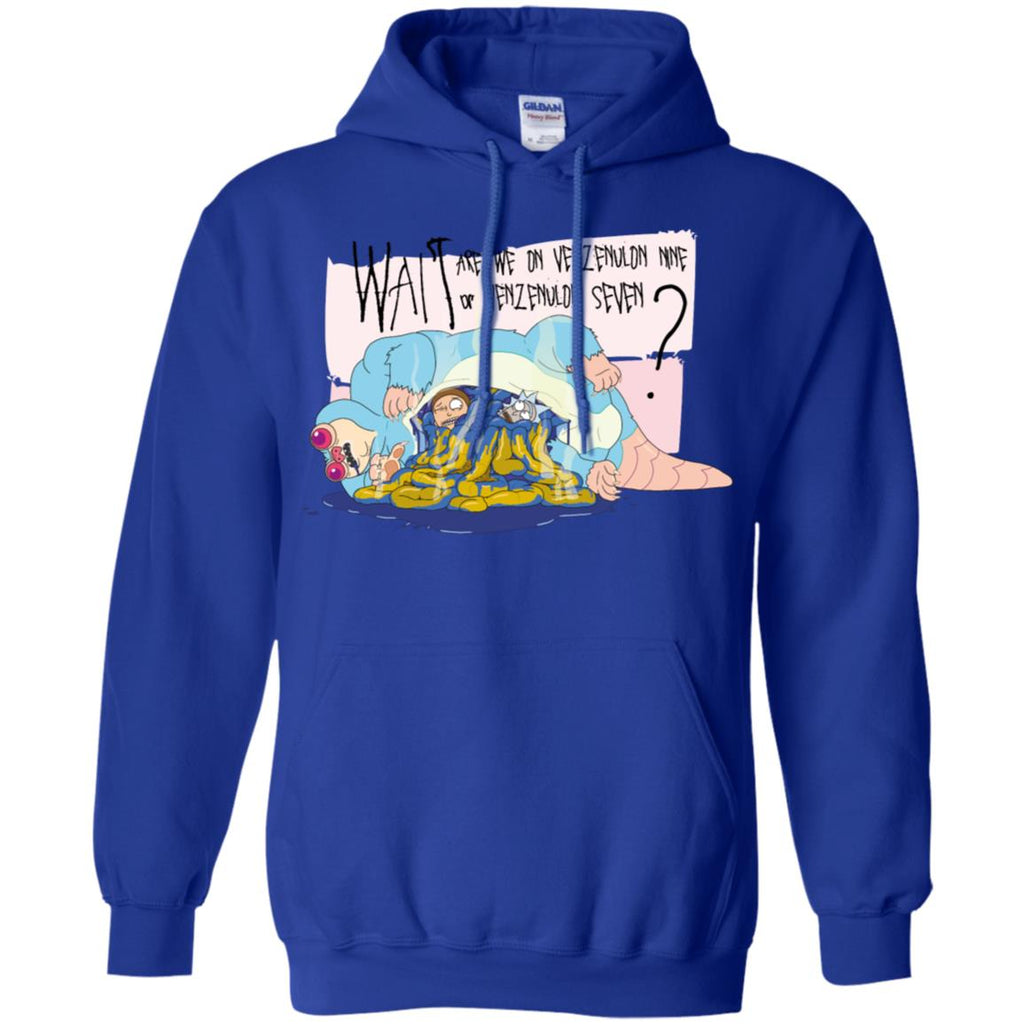 Ricky And Morty Which Venzenulon Are We On Men Pullover Hoodie