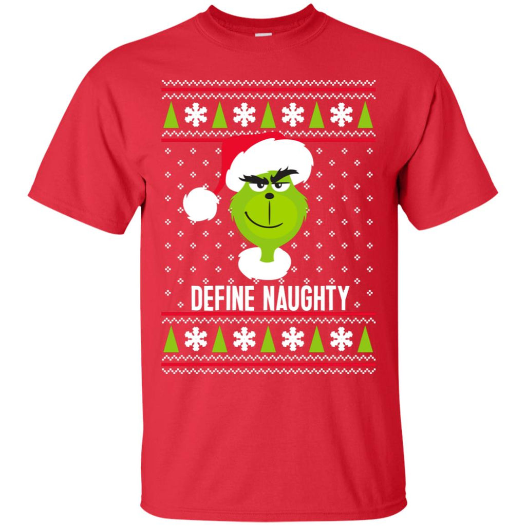 Dr. Seuss The Grinch Naughty Grinch Christmas Sweatshirt Men T-Shirt