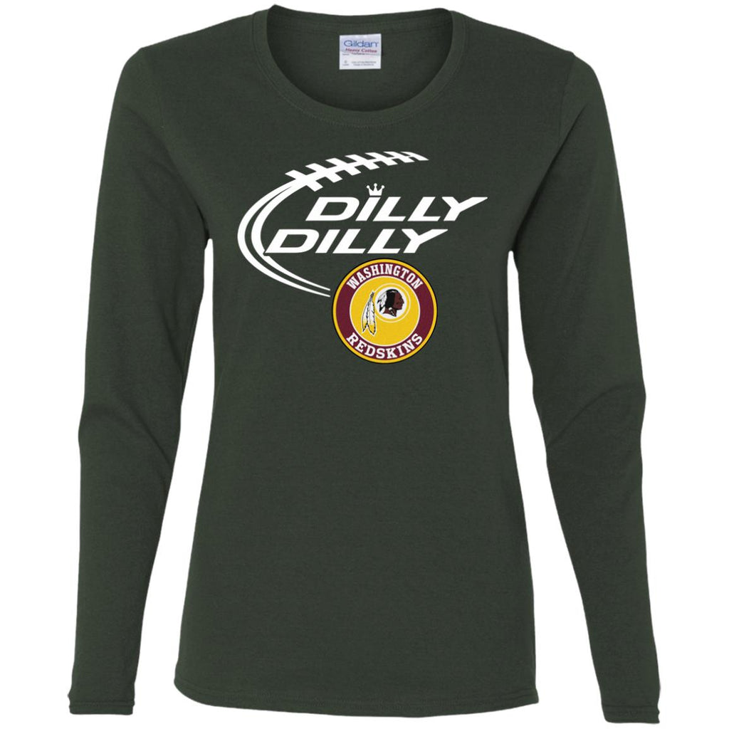 Dilly Dilly Washington Redskins Nfl Football Women Long Sleeve Shirt