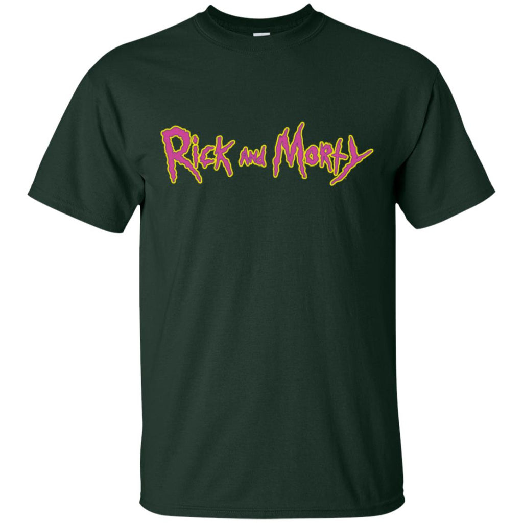 Rick And Morty Title Typography Shirt Men T-Shirt