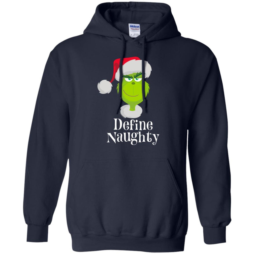 Dr. Seuss The Grinch Naughty Grinch Christmas Men Pullover Hoodie