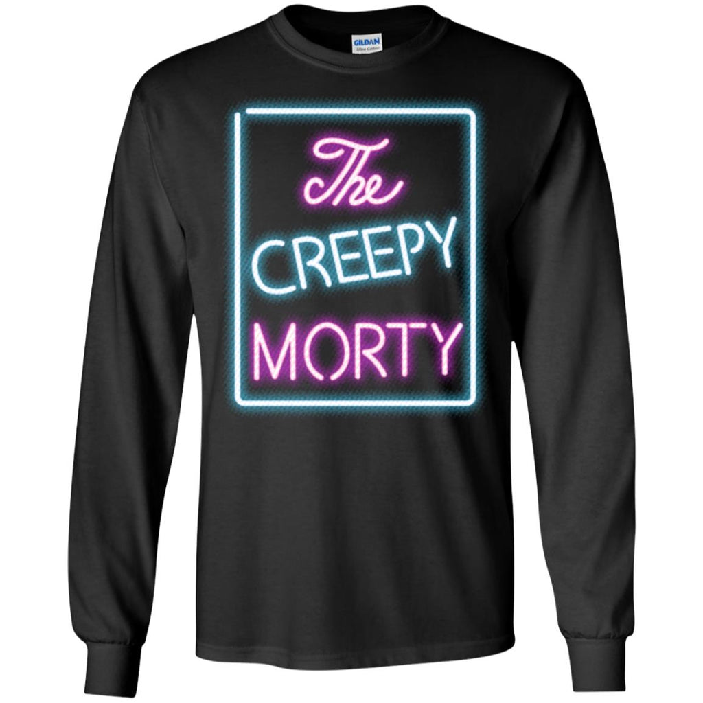 Rick And Morty The Creepy Morty Club Men Long SLeeve Shirt