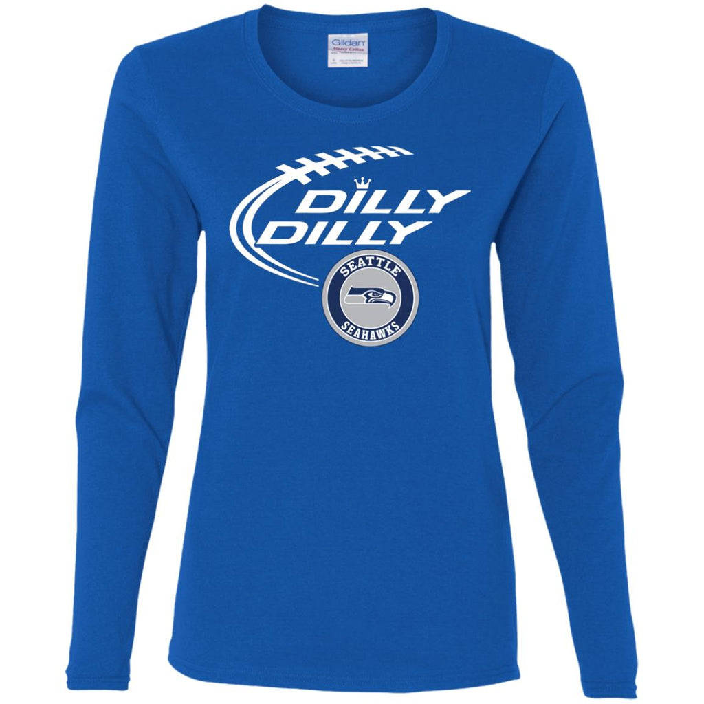 Dilly Dilly Seatle Seahawk Nfl Football Women Long Sleeve Shirt