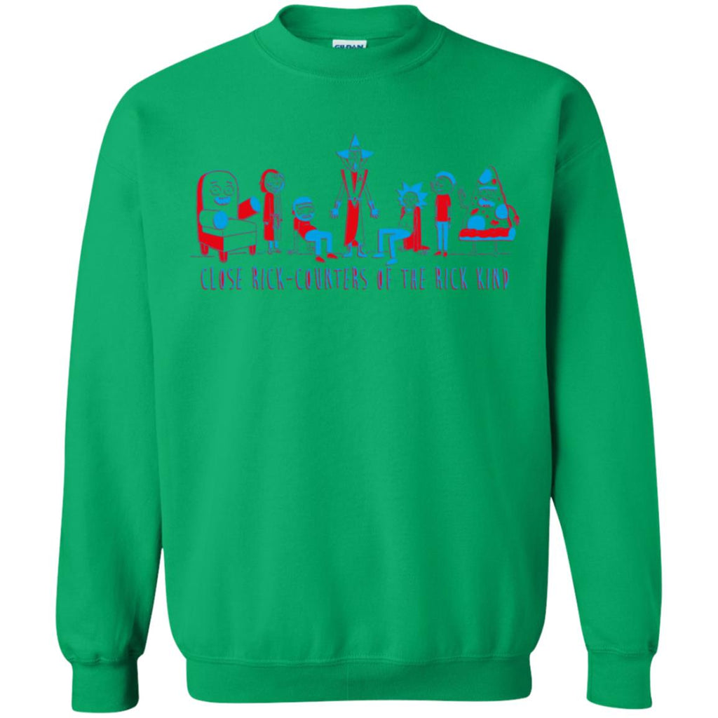 Rick And Morty Close Rick-counters Drawing Unisex Crewneck Pullover Sweatshirt