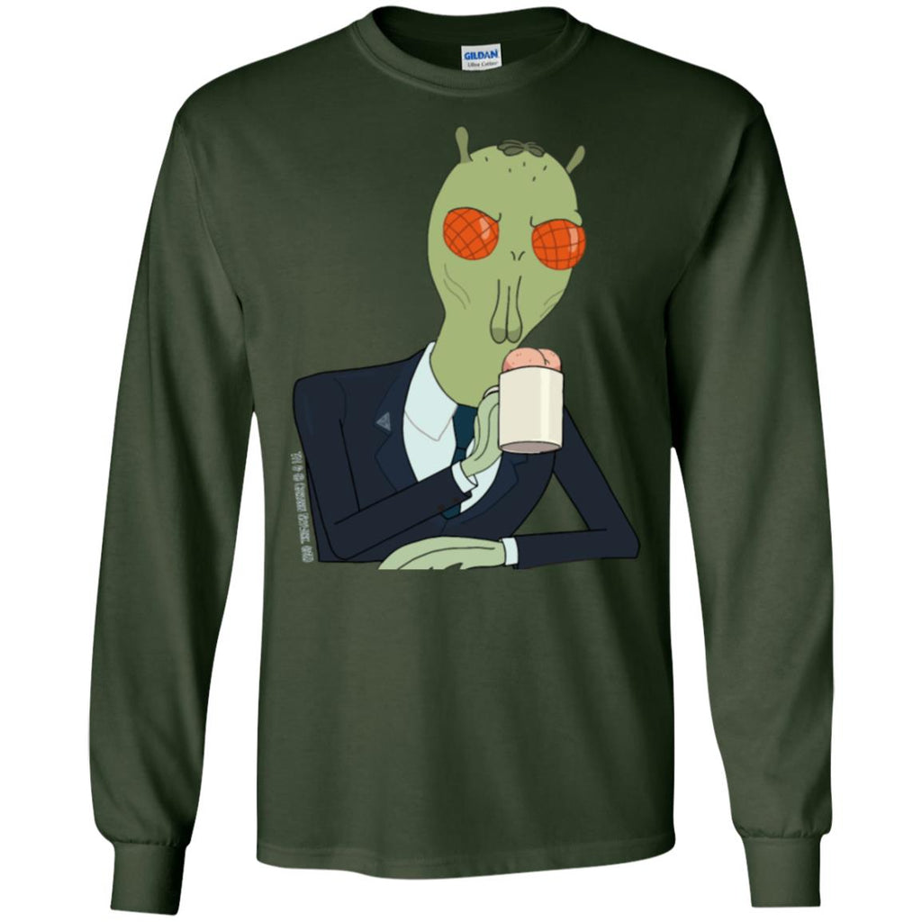 Rick And Morty Cornvelious Daniel Men Long SLeeve Shirt