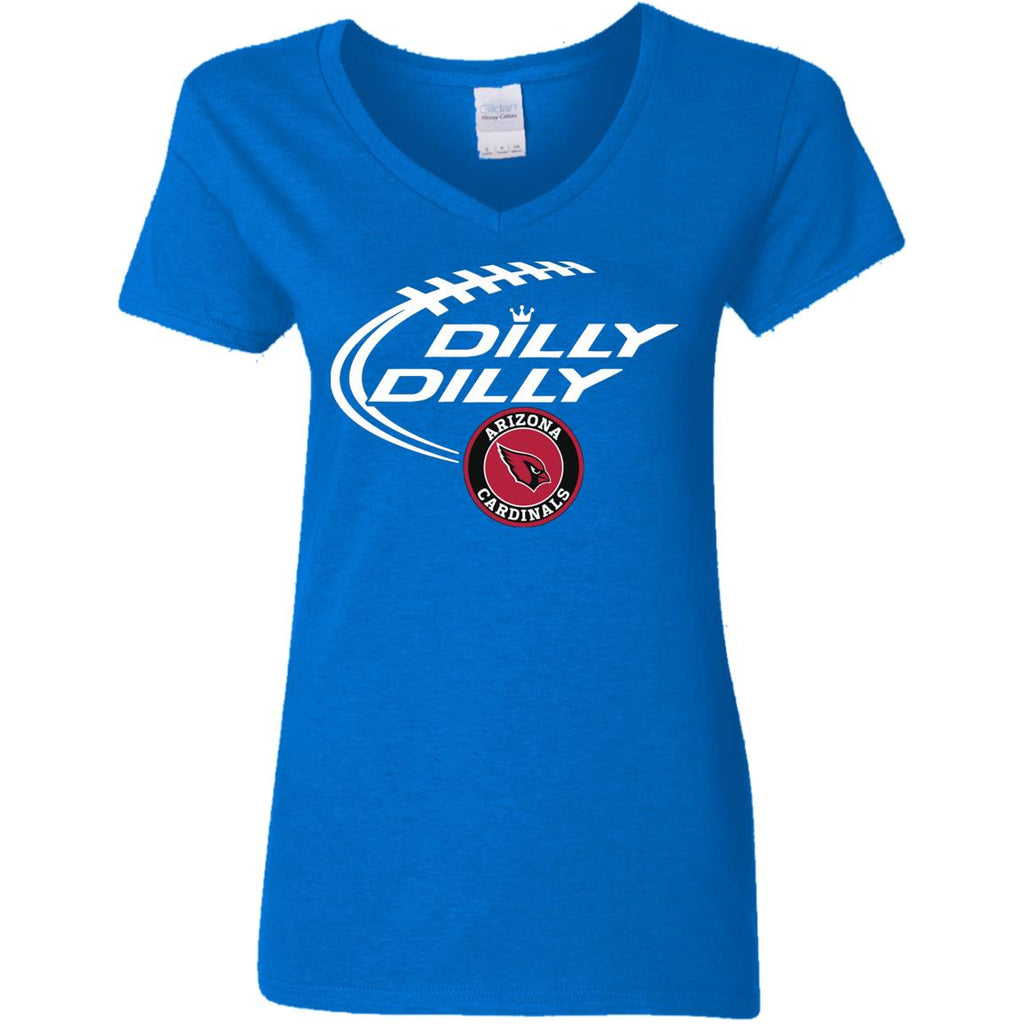 Dilly Dilly Arizona Cardinals Nfl Football Women V-Neck T-Shirt