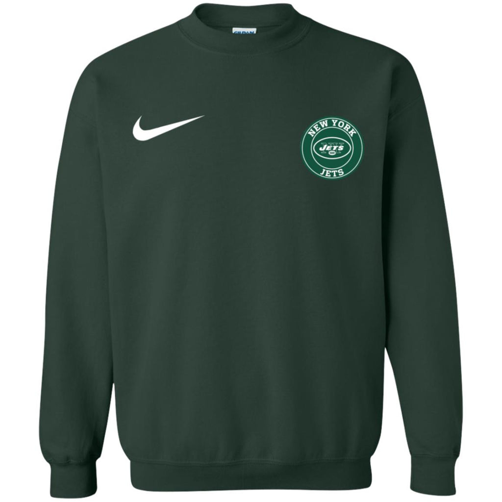 Nike New York Jets Nfl Football Unisex Crewneck Pullover Sweatshirt