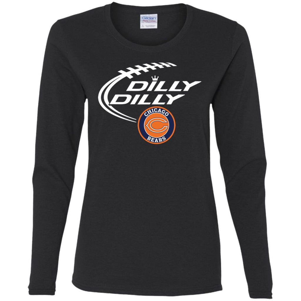 Dilly Dilly Chicago Bears Nfl Football Women Long Sleeve Shirt