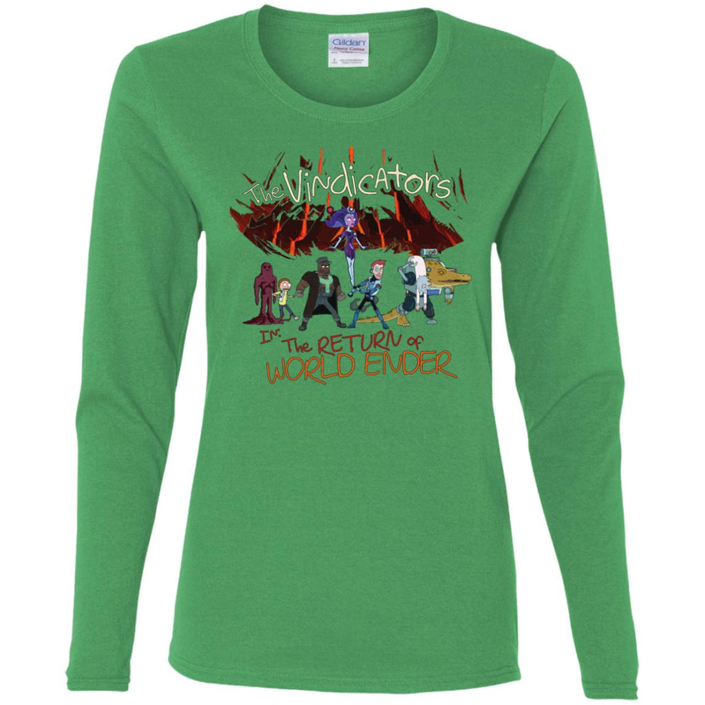 Rick And Morty The Vindicators Women Long Sleeve Shirt