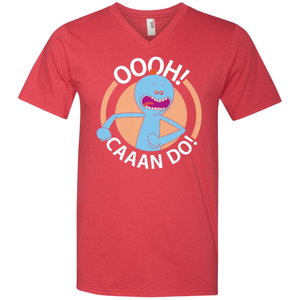 Rick And Morty Mr Meeseeks Oooh Caaan Do Men V-Neck T-Shirt