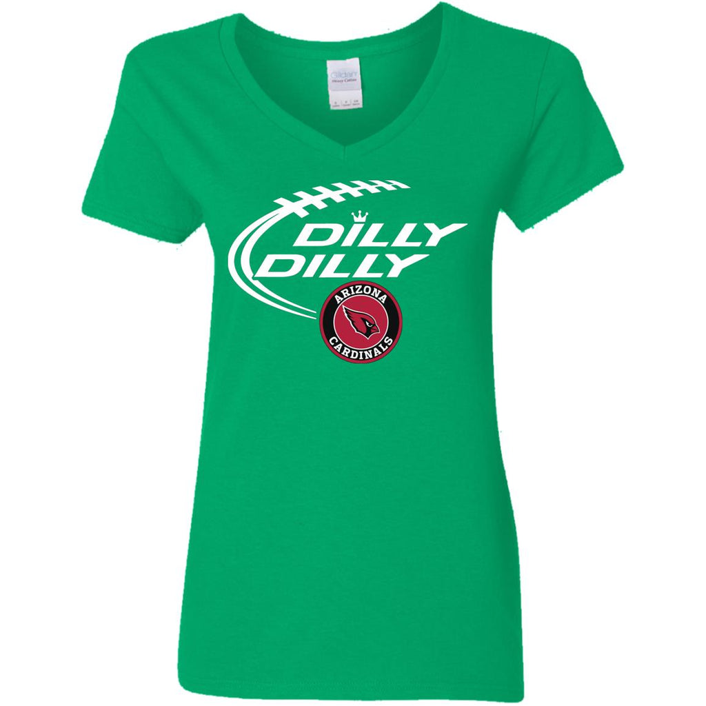 Dilly Dilly Arizona Cardinals Nfl Football Women V-Neck T-Shirt