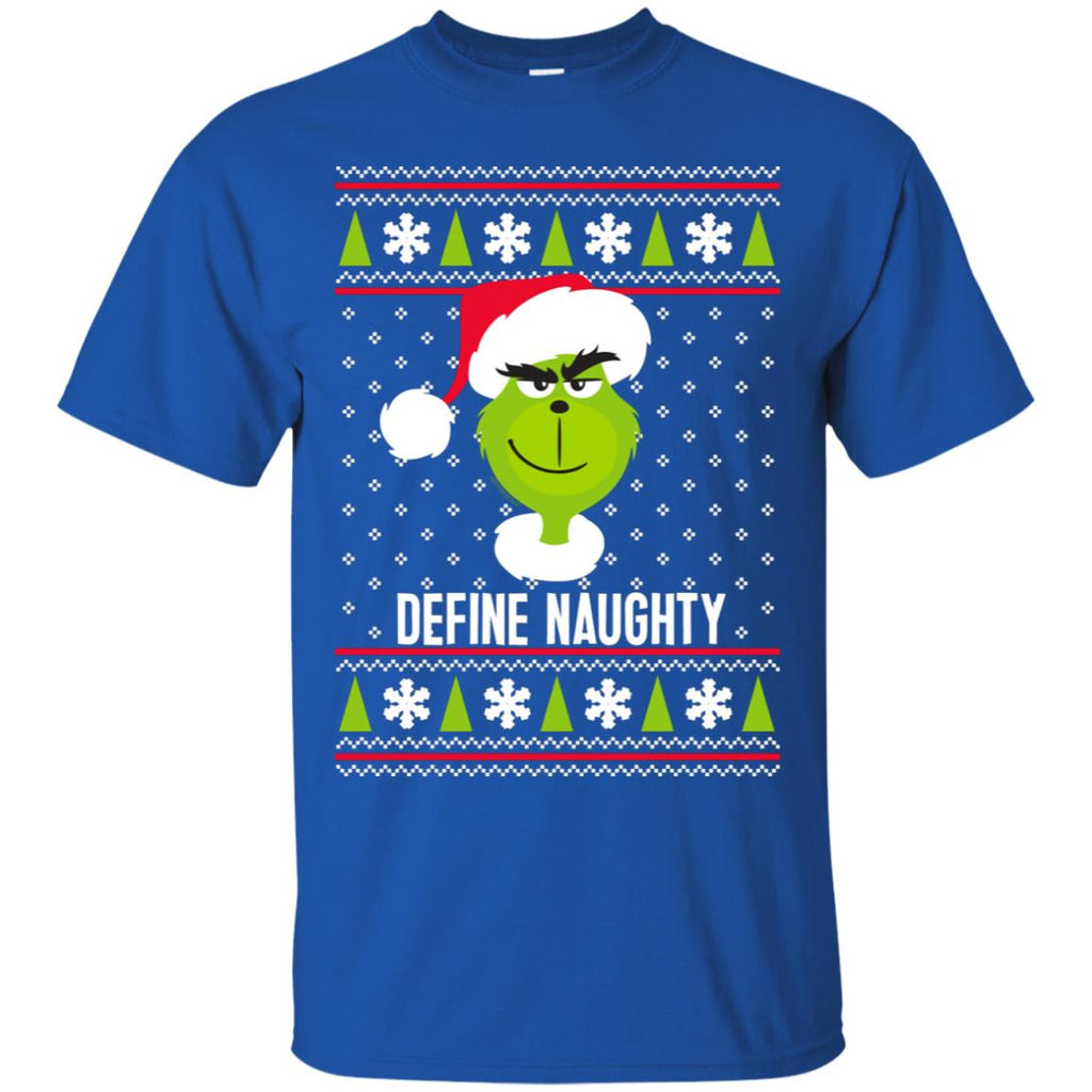 Dr. Seuss The Grinch Naughty Grinch Christmas Sweatshirt Men T-Shirt