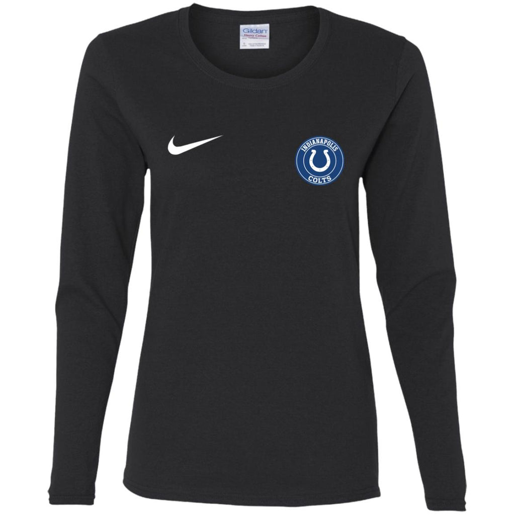 Nike Indianapolis Colts Nfl Football Women Long Sleeve Shirt