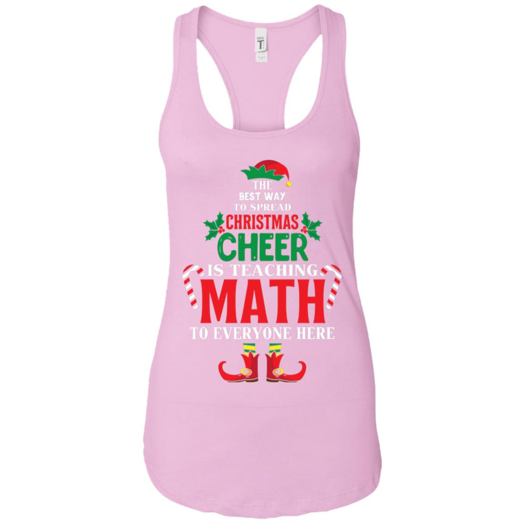 Christmas Cheer Is Teaching Math Women Tank