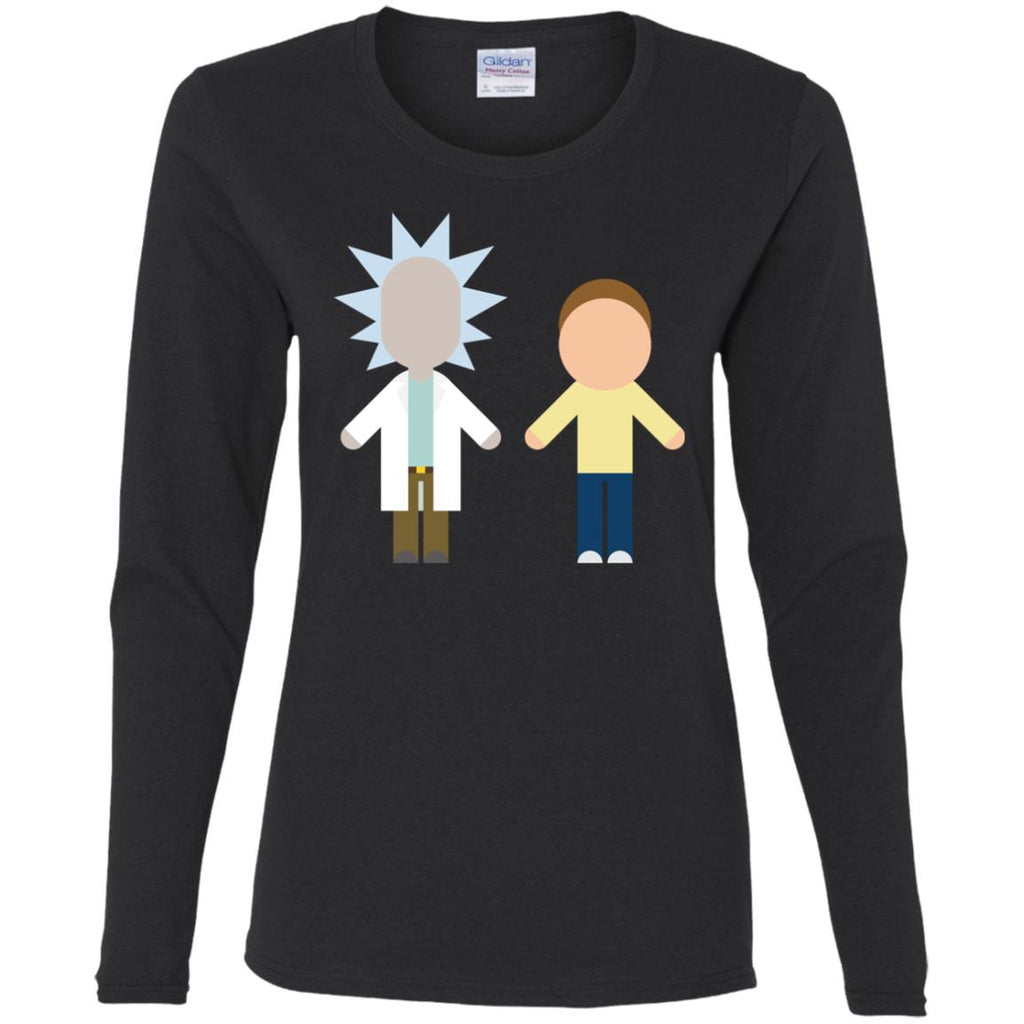Rick And Morty Chibi Style Women Long Sleeve Shirt