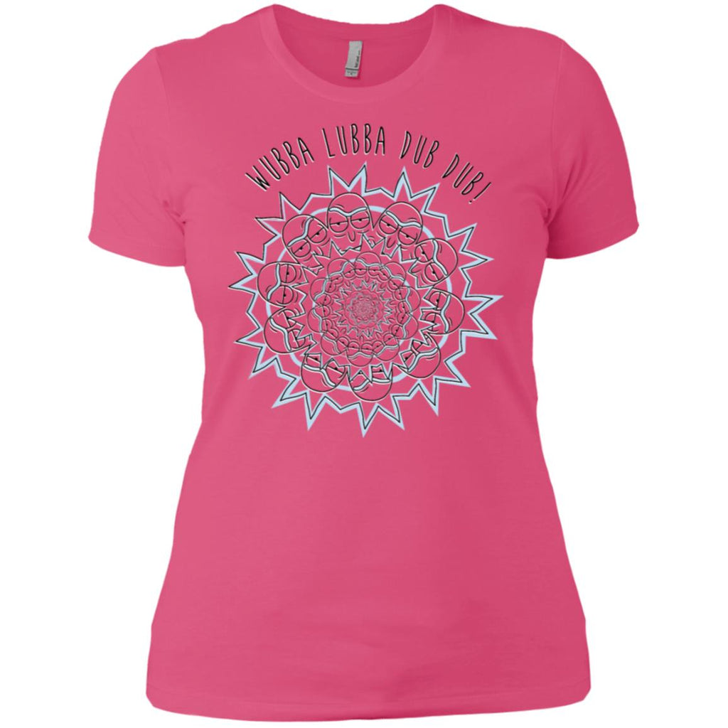 Rick And Morty Wubba Lubba Dub Dub Slogan Women T-Shirt