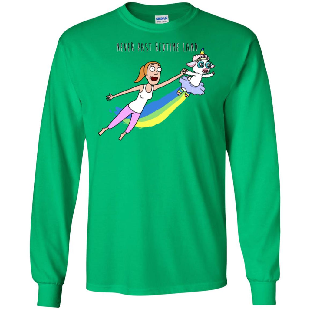 Rick And Morty Summer Never Past Bedtime Land Men Long SLeeve Shirt