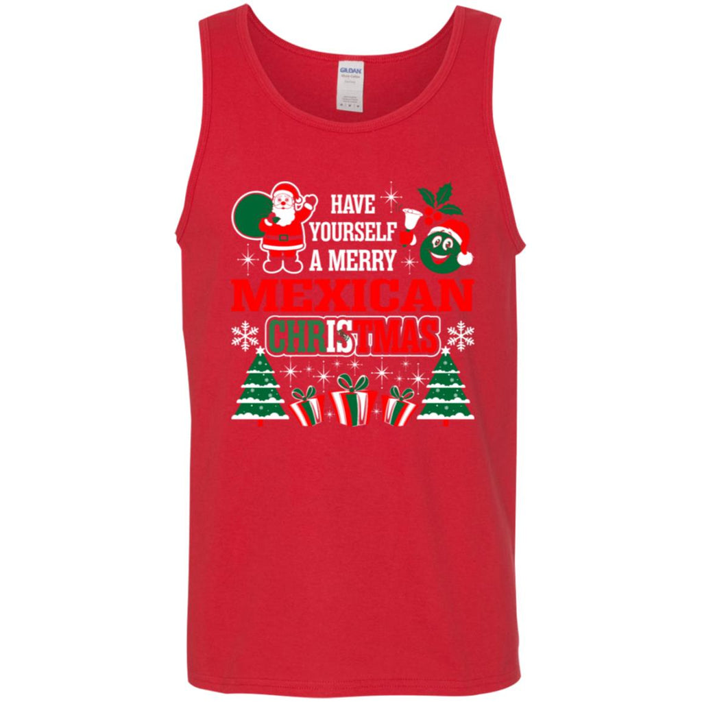 Have Yourself A Merry Mexican Christmas Men Tank Top
