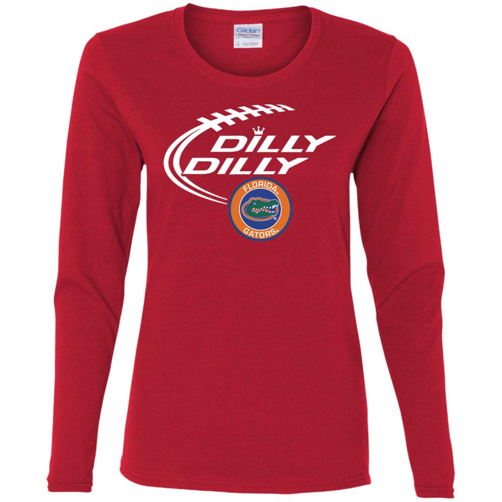 Dilly Dilly Florida Gators Nfl Football Women Long Sleeve Shirt