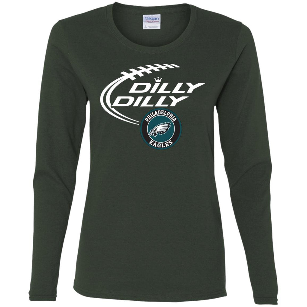 Dilly Dilly Philadelphia Eagles Nfl Football Women Long Sleeve Shirt