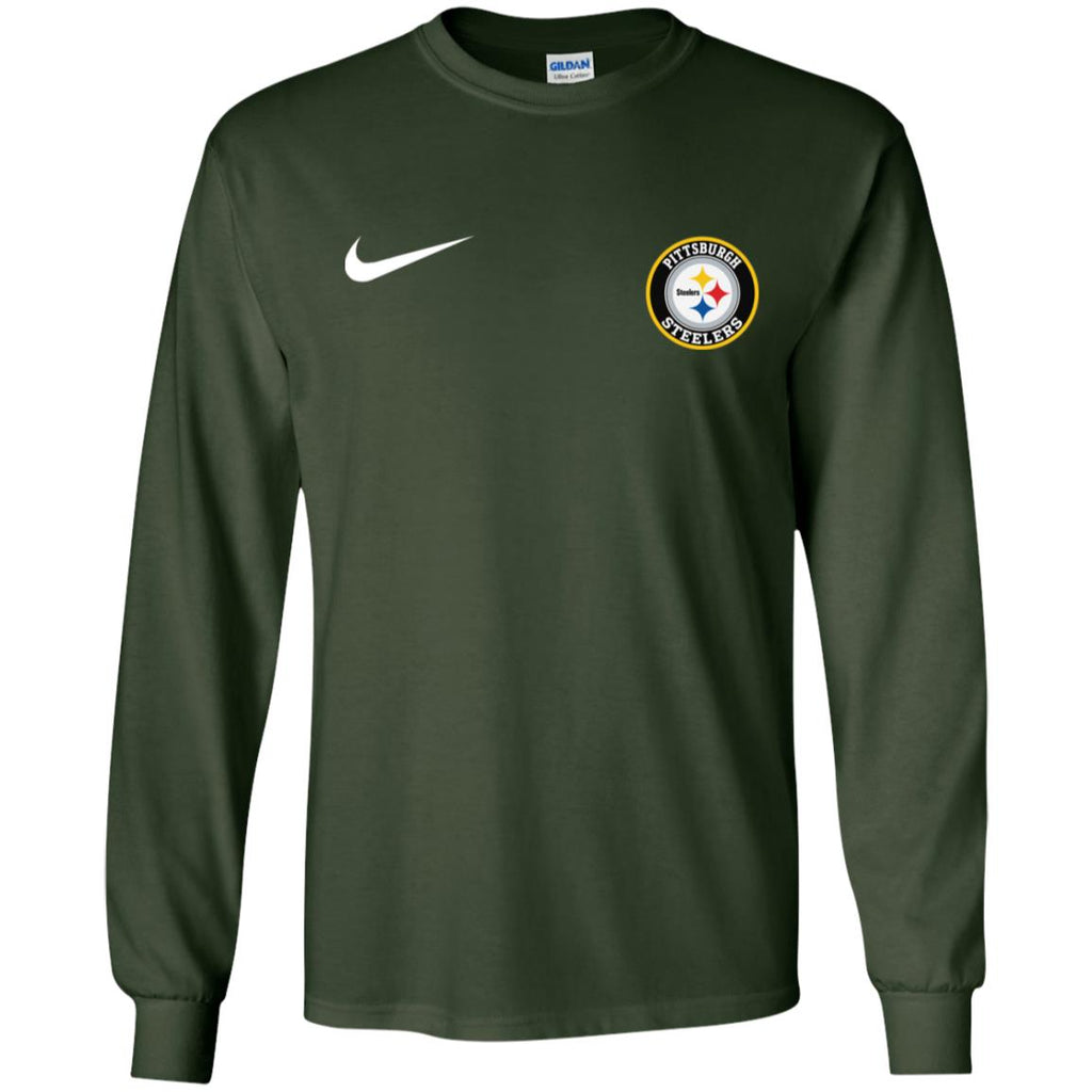 Nike Pittsburgh Steelers Nfl Football Men Long SLeeve Shirt