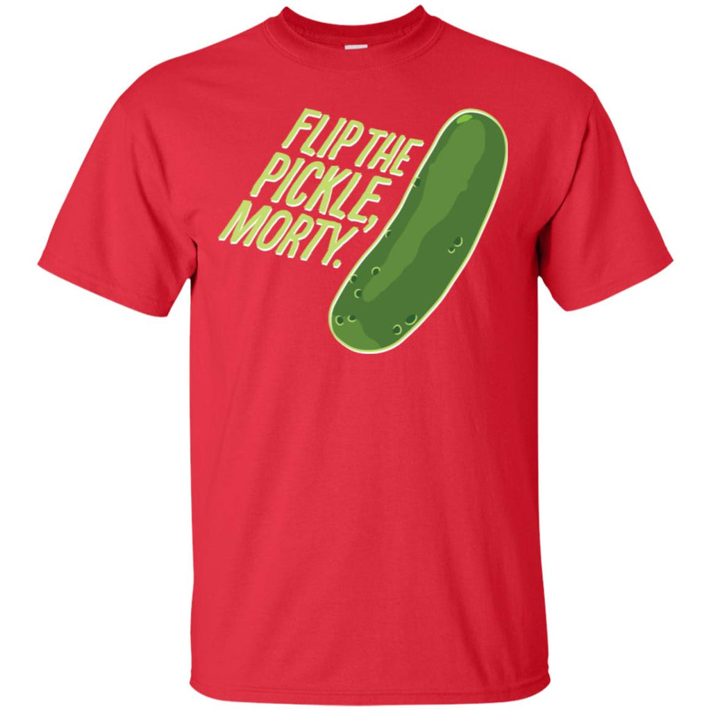 Rick And Morty Flip The Pickle Quote Men T-Shirt