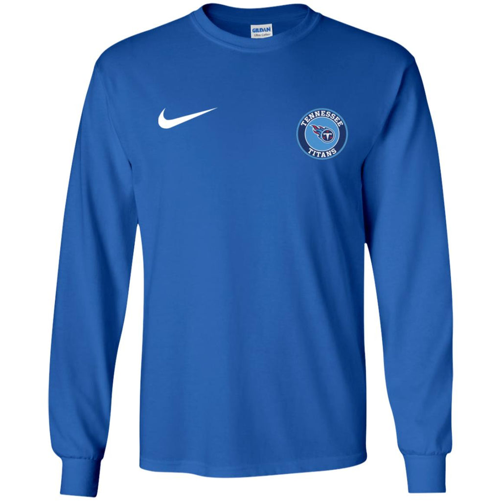 Nike Tennessee Titans Nfl Football Men Long SLeeve Shirt