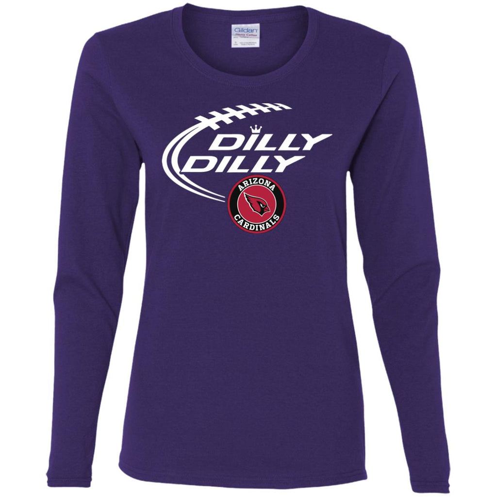 Dilly Dilly Arizona Cardinals Nfl Football Women Long Sleeve Shirt