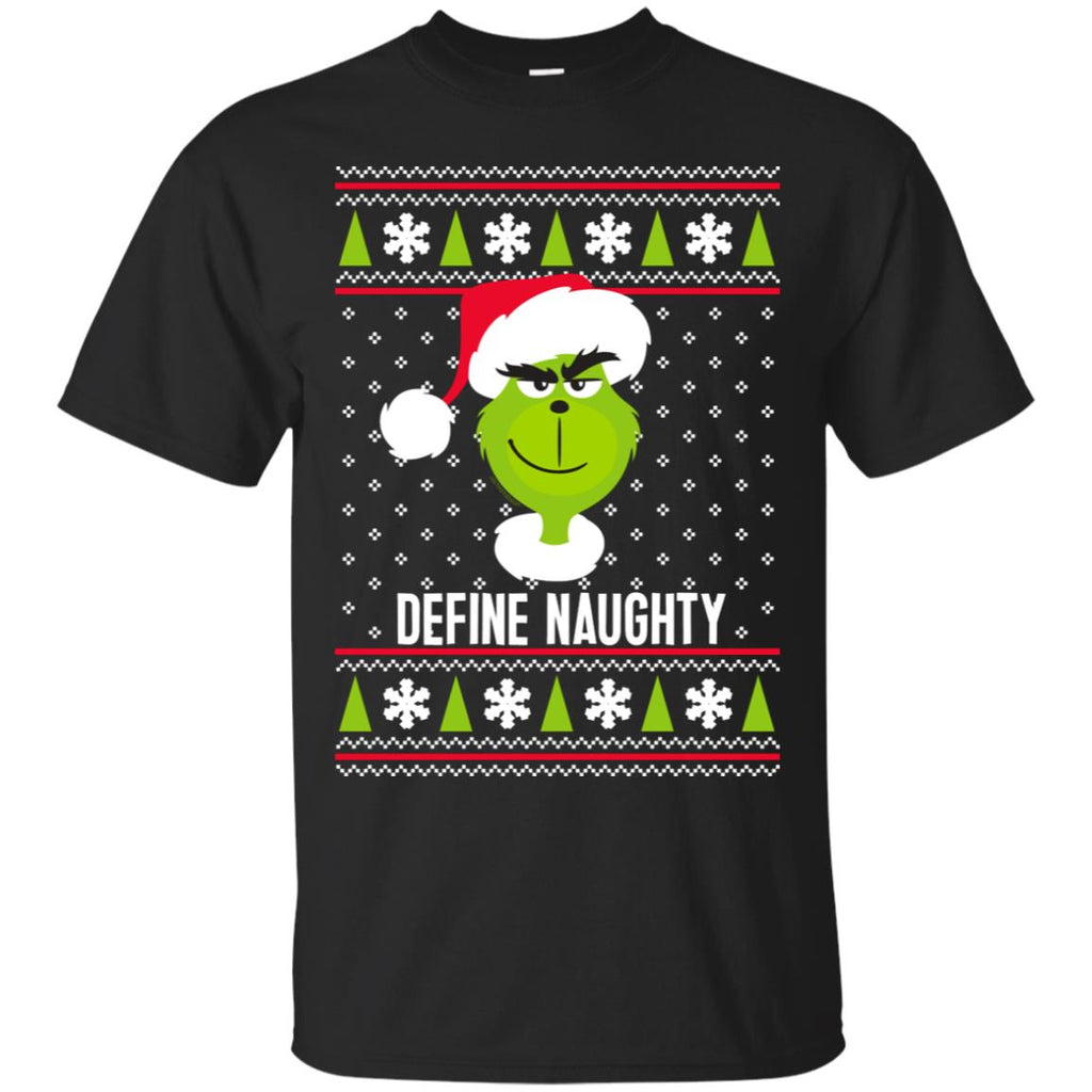 Dr. Seuss The Grinch Naughty Grinch Christmas Sweatshirt Men T-Shirt