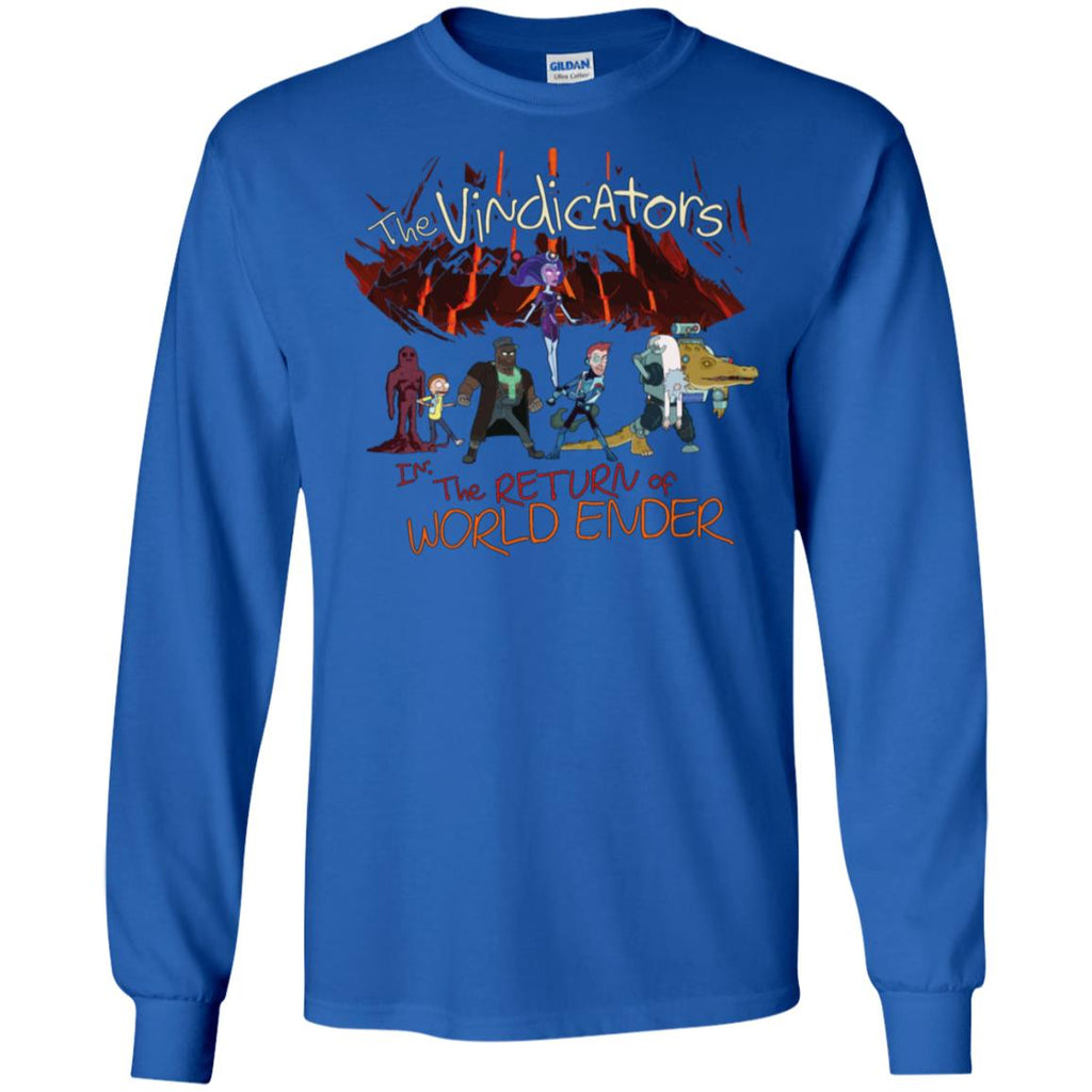 Rick And Morty The Vindicators Men Long SLeeve Shirt