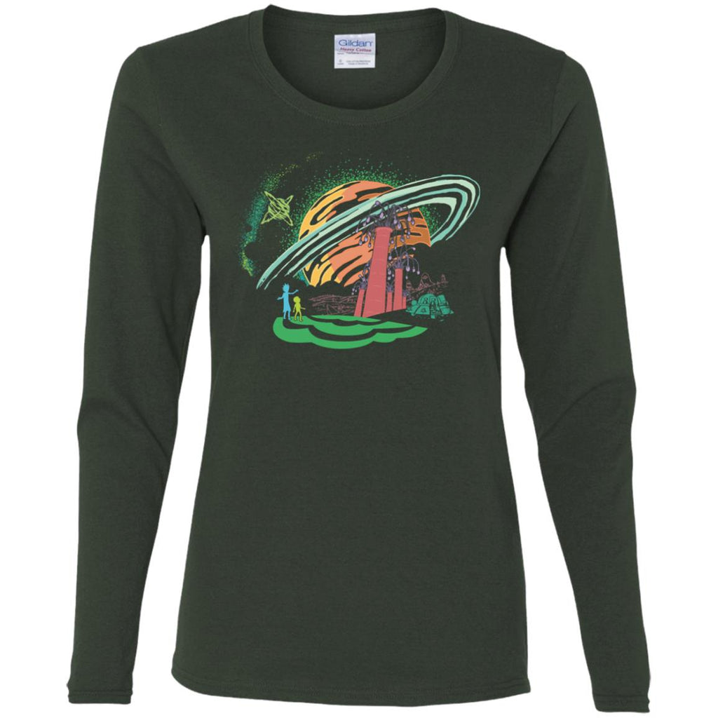 Rick And Morty Dimension Women Long Sleeve Shirt