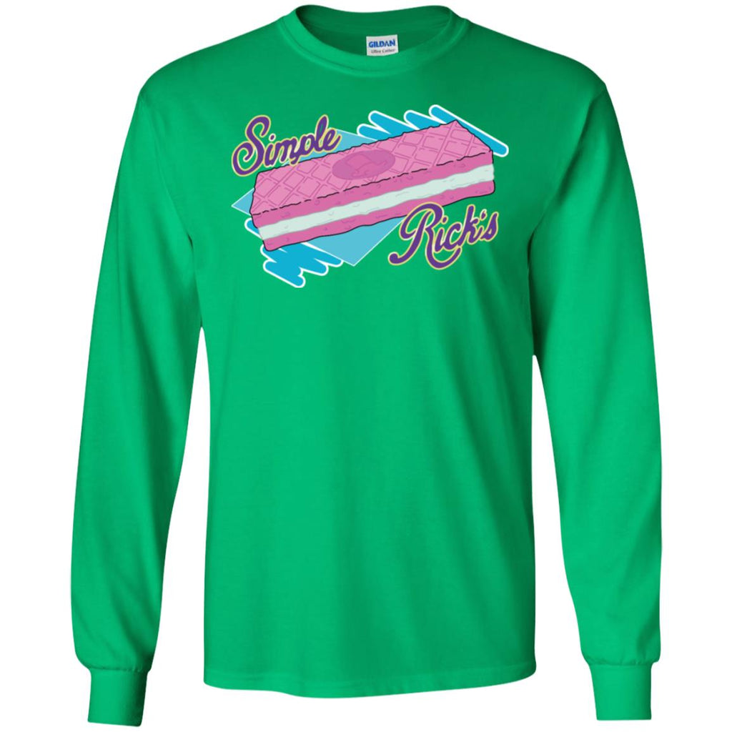 Rick And Morty Simple Rick's Wafer Cookie Men Long SLeeve Shirt