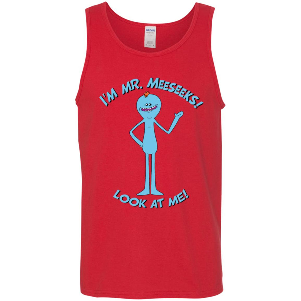 Rick And Morty Mr Meeseeks Look At Me Quote Men Tank Top