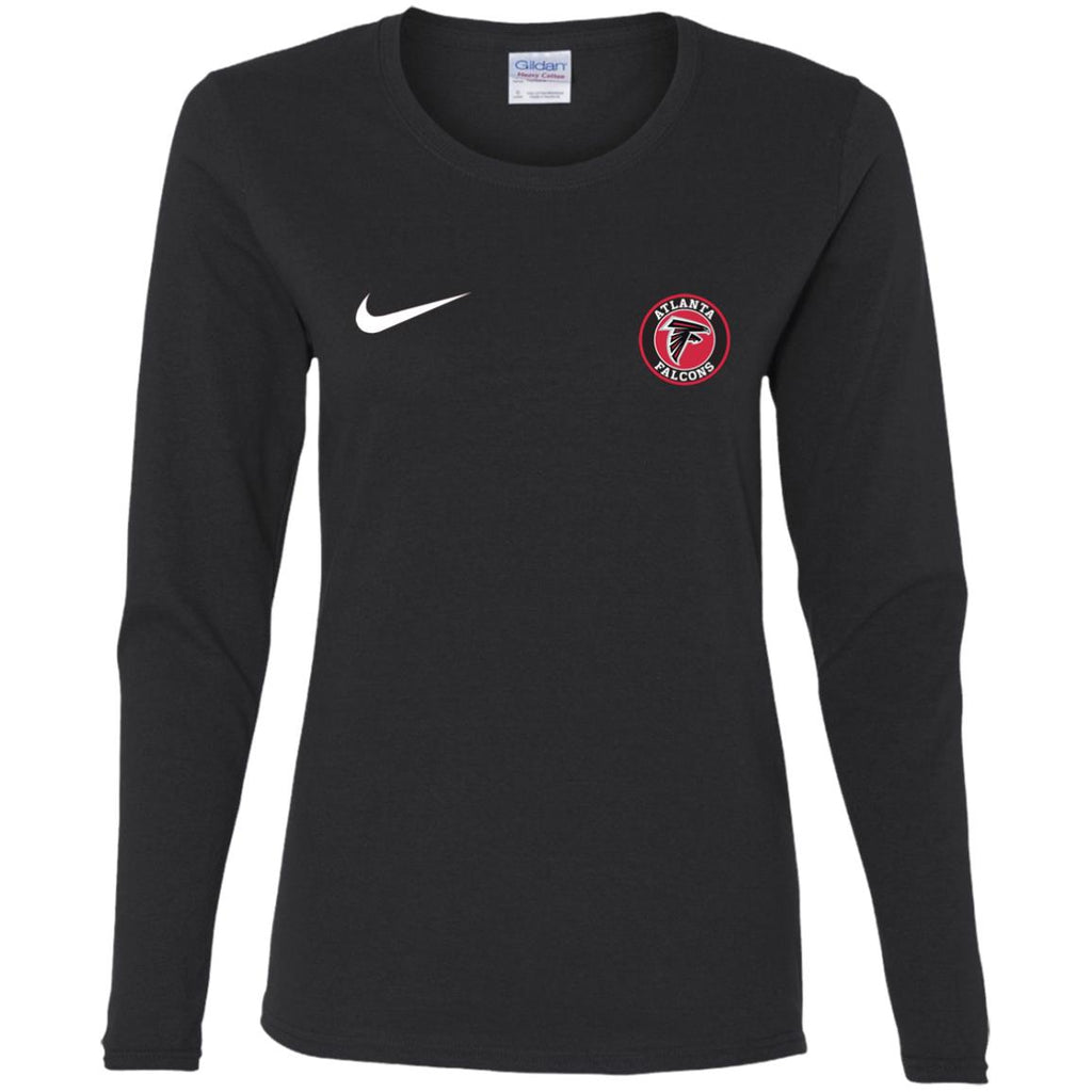 Nike Atlanta Falcons Nfl Football Women Long Sleeve Shirt