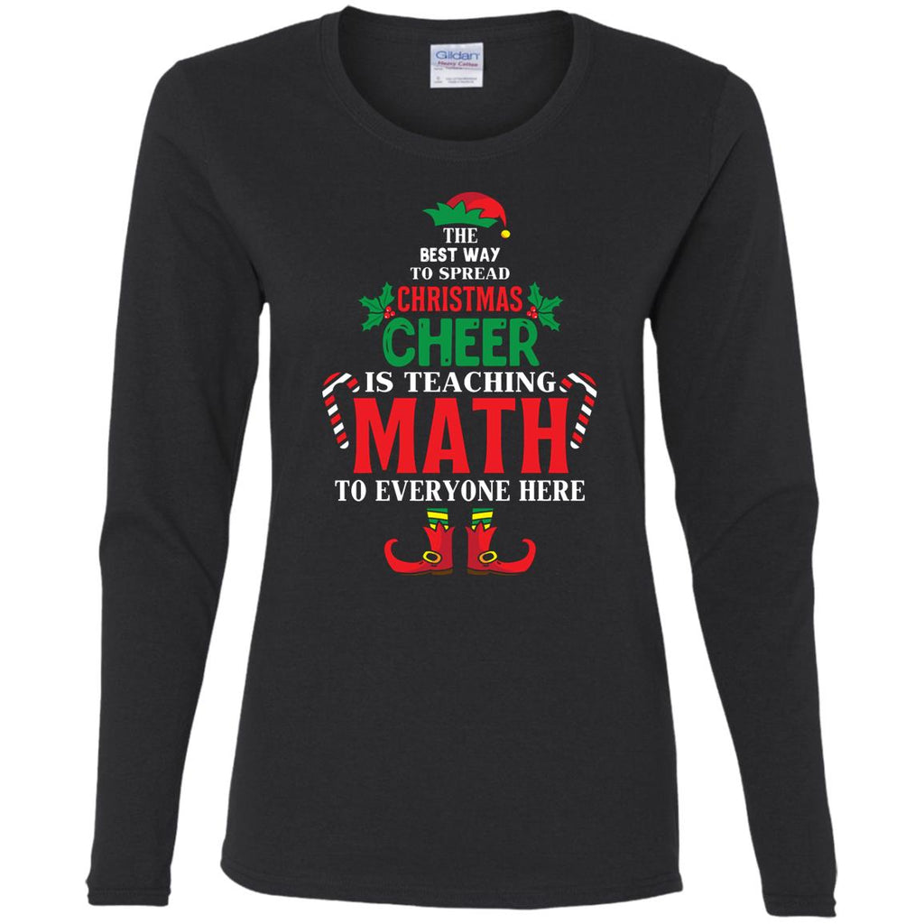 Christmas Cheer Is Teaching Math Women Long Sleeve Shirt