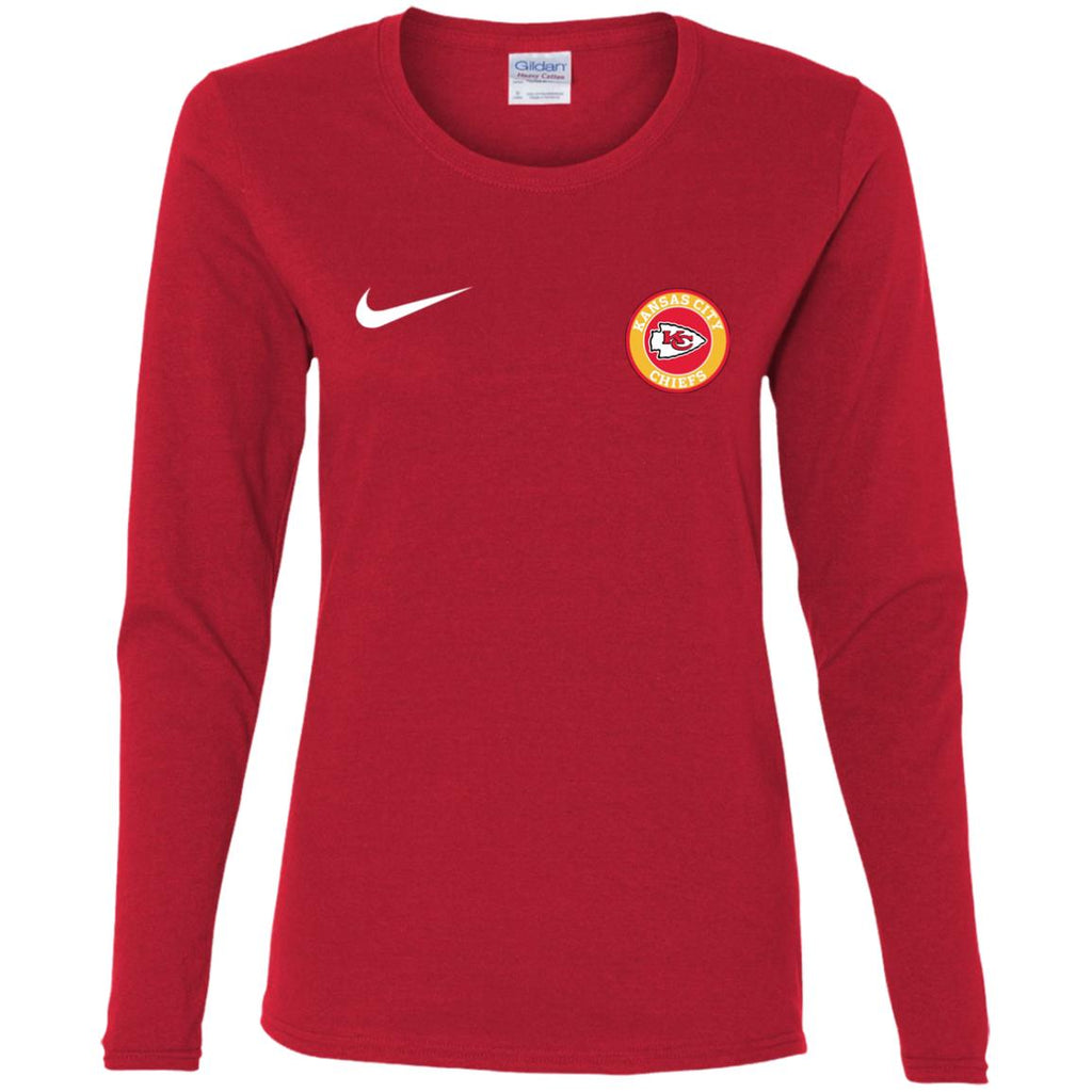 Nike Kansas City Chiefs Nfl Football Women Long Sleeve Shirt