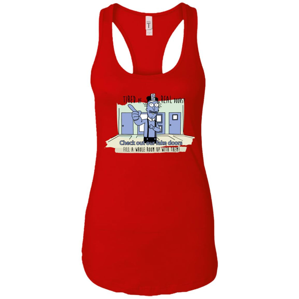 Rick And Morty - Fake Doors Room Women Tank