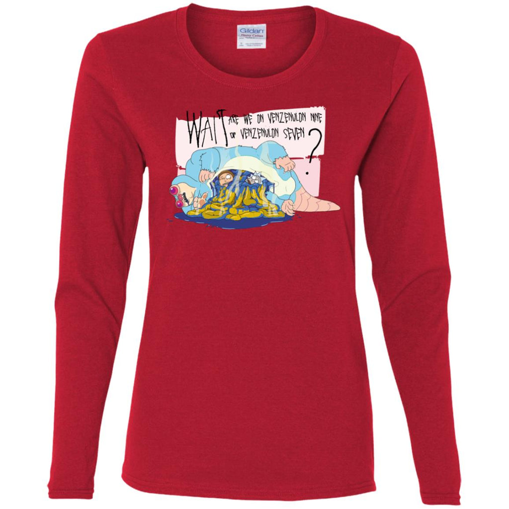 Ricky And Morty Which Venzenulon Are We On Women Long Sleeve Shirt