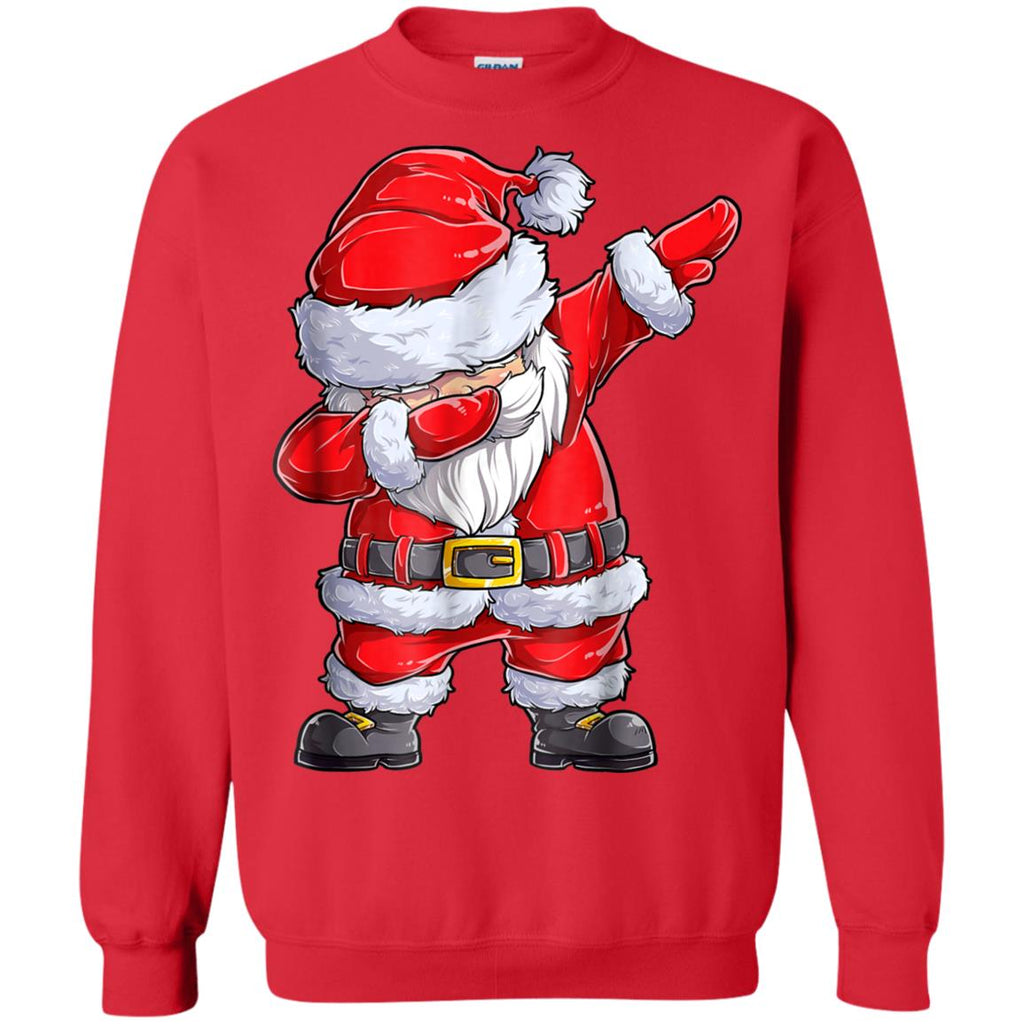 Dabbing Santa Shirt Christmas Boys Kids Men Xmas Gifts Tees Unisex Crewneck Pullover Sweatshirt