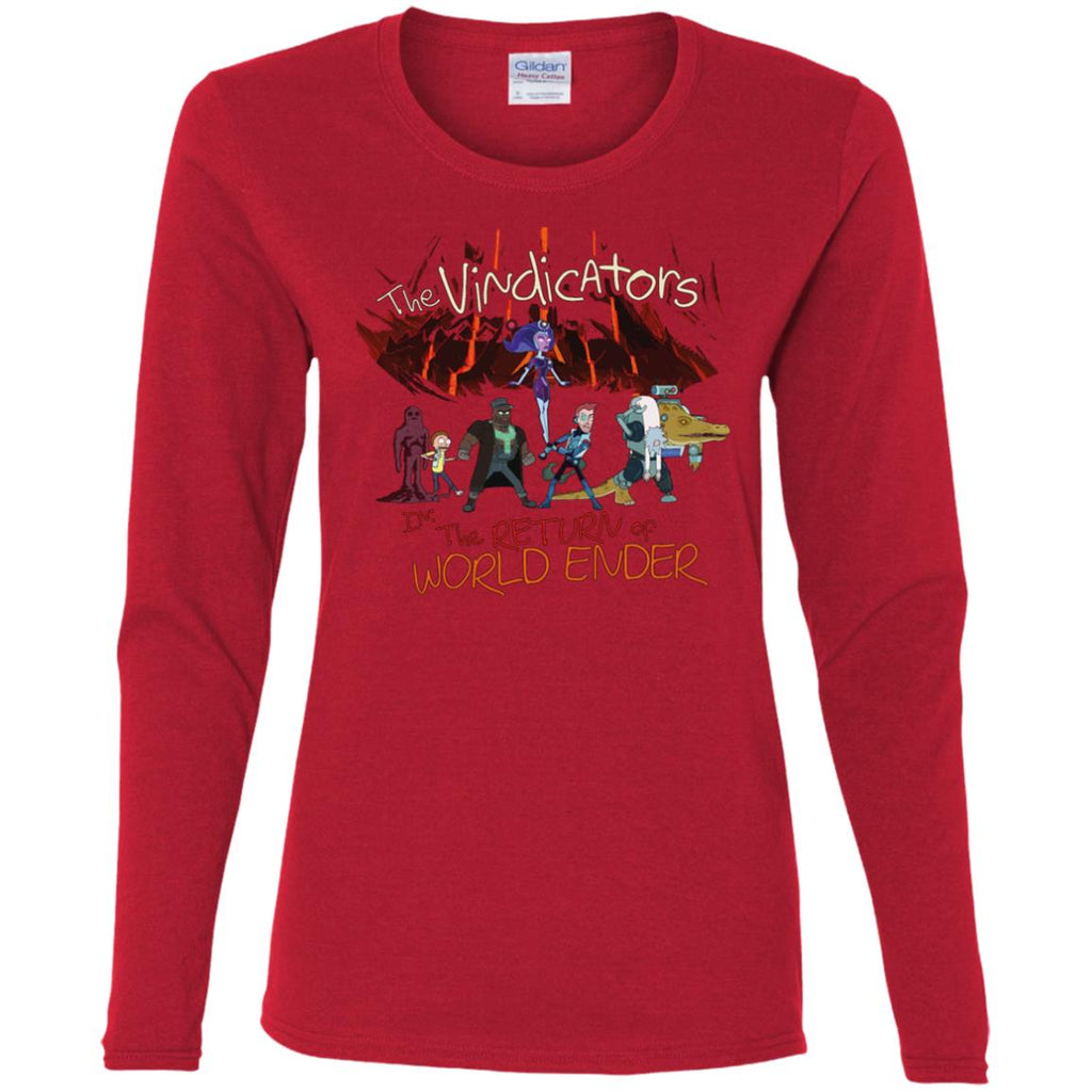 Rick And Morty The Vindicators Women Long Sleeve Shirt