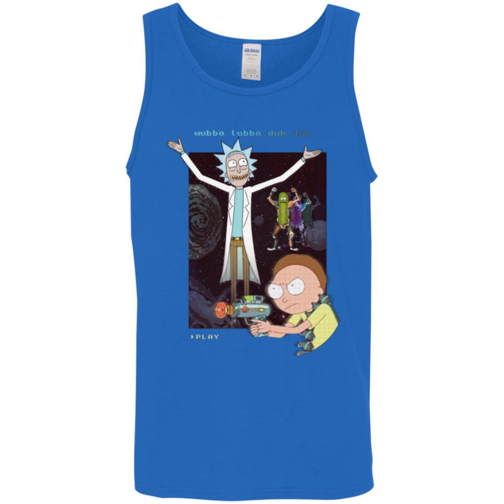 Rick And Morty Retro Video Game Men Tank Top