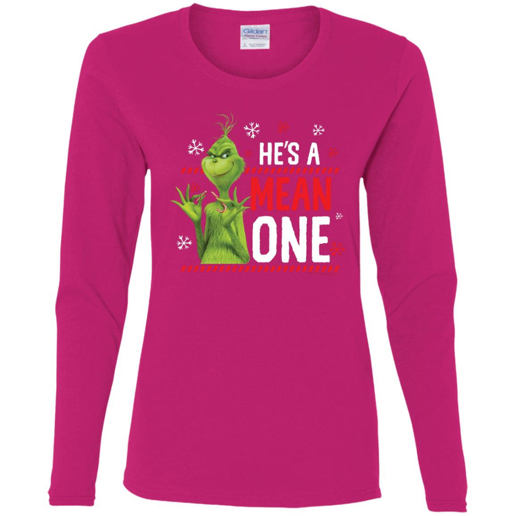 Dr. Seuss The Grinch Me Being Jolly Women Long Sleeve Shirt