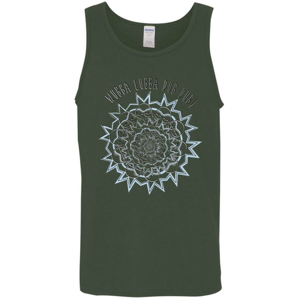Rick And Morty Wubba Lubba Dub Dub Slogan Men Tank Top
