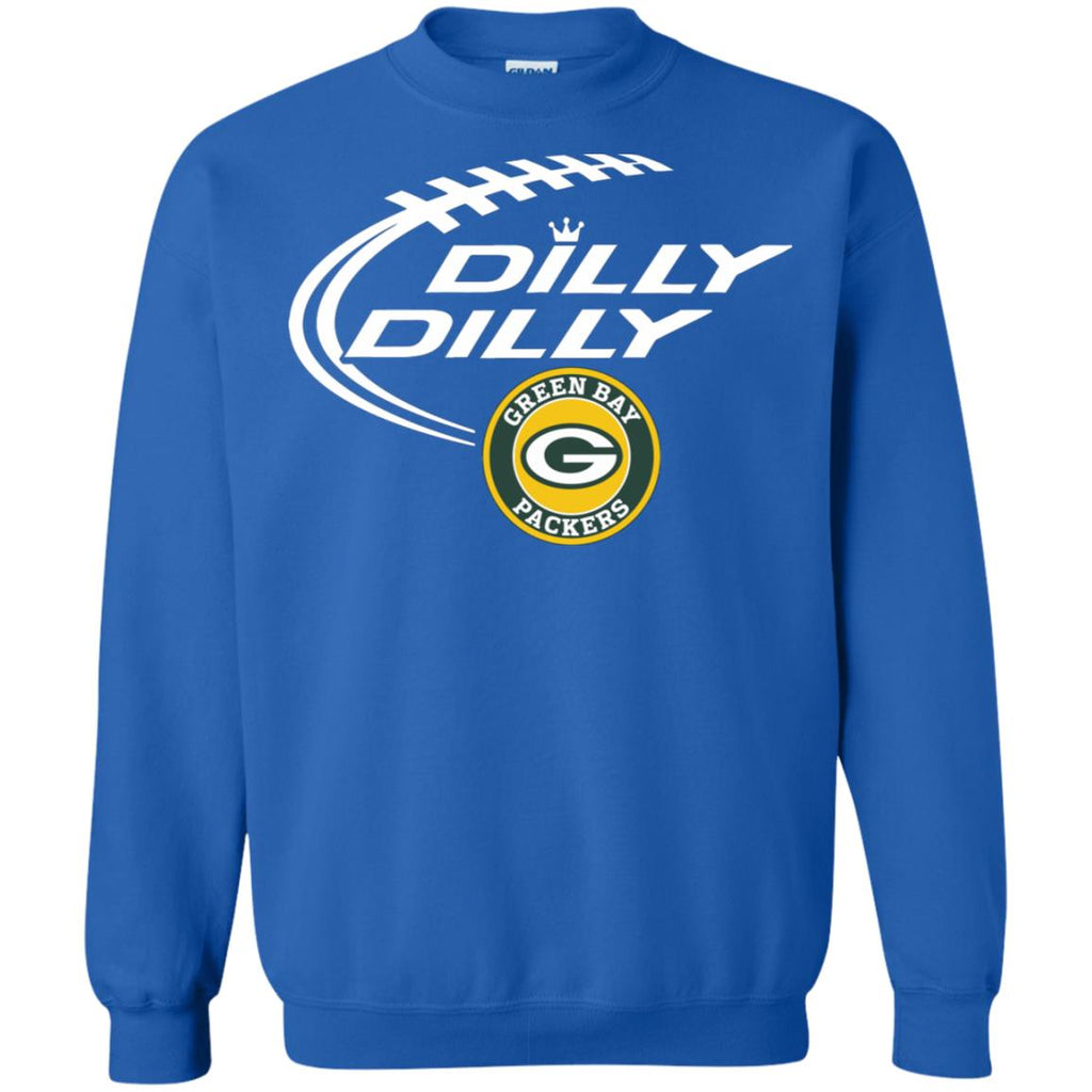 Dilly Dilly Green Bay Packers Nfl Football Unisex Crewneck Pullover Sweatshirt