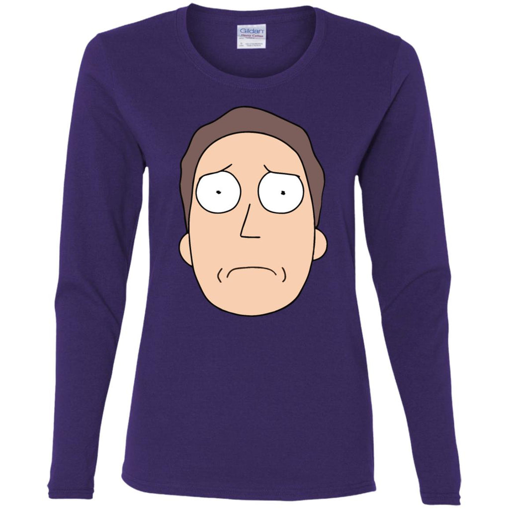 Rick And Morty Jerry Smith Women Long Sleeve Shirt