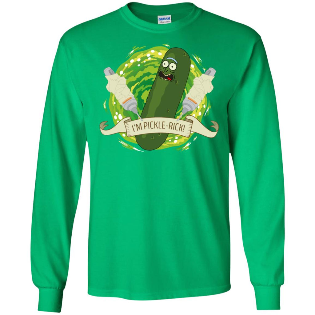 Rick And Morty I'm Pickle Rick Men Long SLeeve Shirt