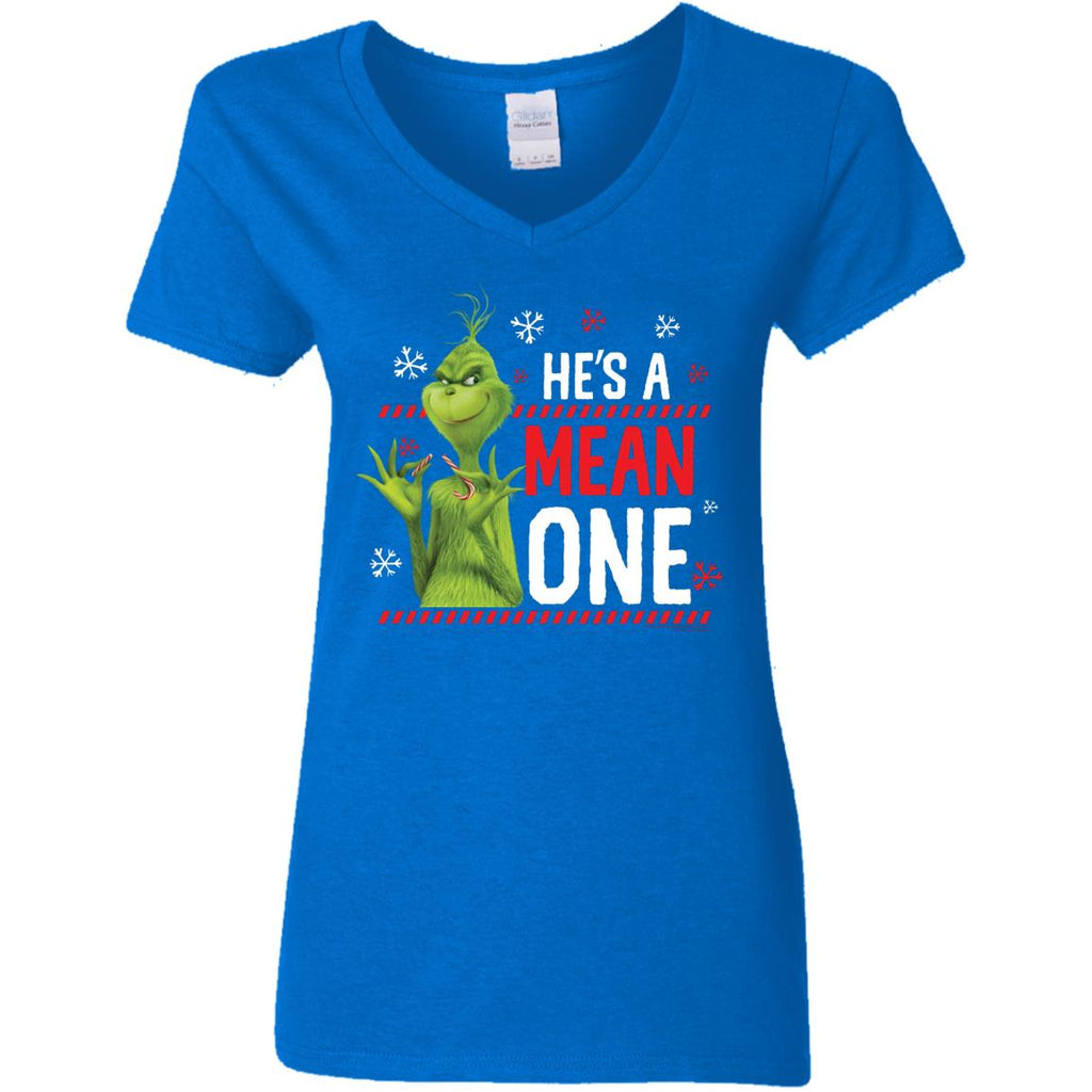Dr. Seuss The Grinch Me Being Jolly Women V-Neck T-Shirt