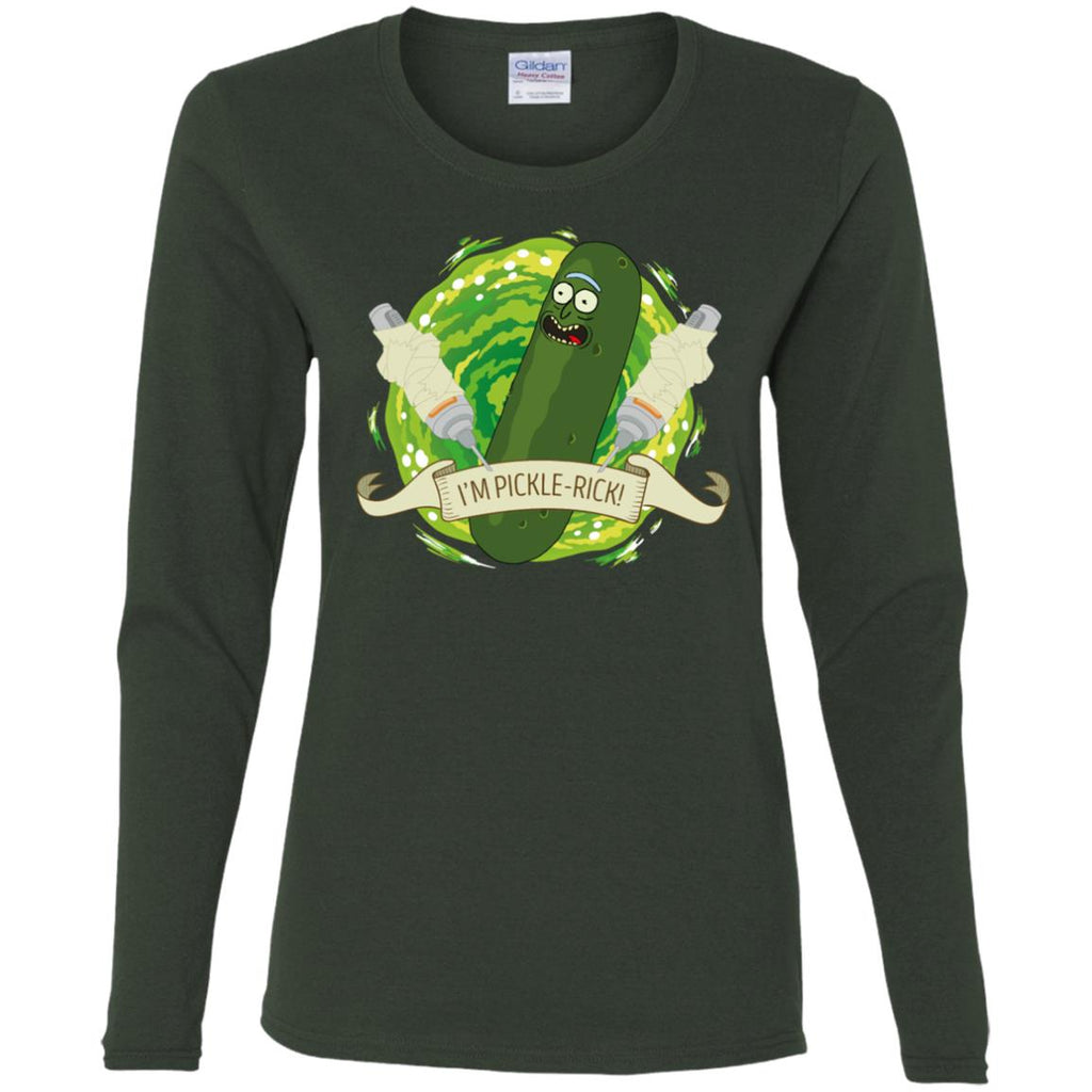 Rick And Morty I'm Pickle Rick Women Long Sleeve Shirt